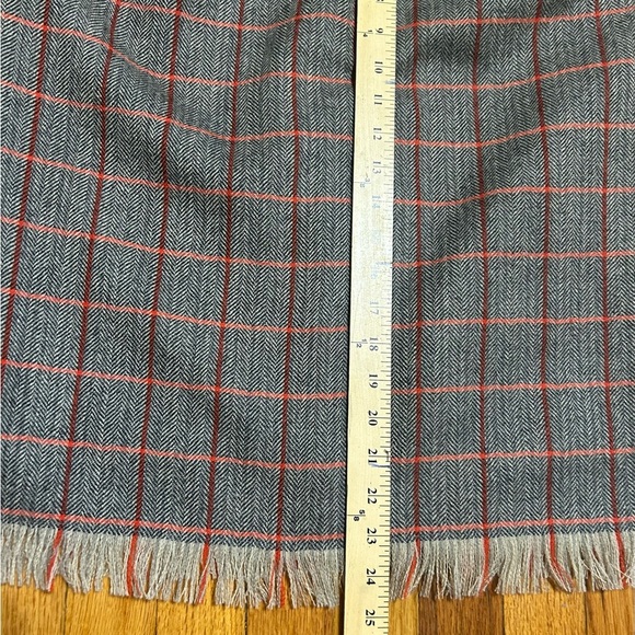 Harve Benard Sport Wool Knee Length Skirt Fringe Detail Women’s Size 14 - Picture 3 of 7